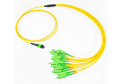 Lunghezza su misura interfaccia a fibra ottica del cavo di toppa di sblocco MPO di MP APC