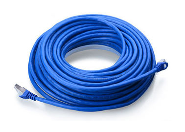 Il cavo blu del ftp Cat6A, su misura la lunghezza 4 paia ha torto il cavo schermato