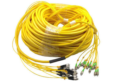 Cavo di toppa giallo della fibra di singolo modo FC UPC alla lunghezza d'onda 1310/1550NM di FC APC