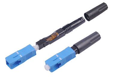 Tensione placcata blu di forza 50N di colore 10N dei connettori a fibra ottica UPC/dello Sc